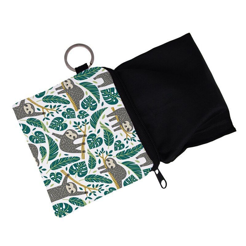 2 PCS Makeup Bag Animal Pattern Cosmetic Bag Set Women Combination Organizer Bag