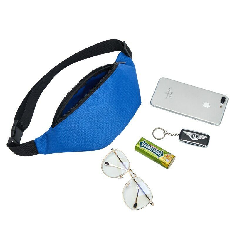 Multicolor Waist Pack Female Belt Waterproof Chest Handbag Portable Unisex Bag