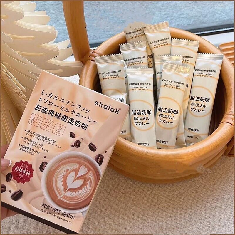 skalak coffee flow fat tea black coffee enzyme jelly milkshake 100g