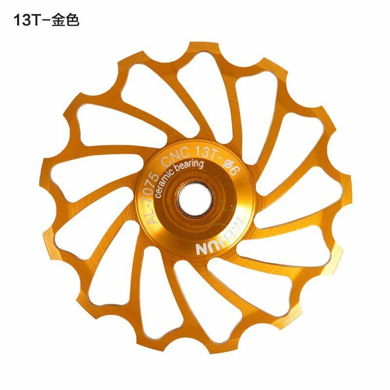 Rear Derailleur Guide Wheel 2pcs MTB Road Bike Ceramic Pulley 7005 11T Cycling