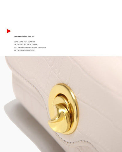 One Shoulder Handbag Crossbody Pearl Bead Handle Bags Elegant Small 17*10*7*4 CM