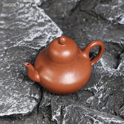 160ml Purple Clay Teapot Filter Teapot Tea Infuser Handmade Beauty Teaware set