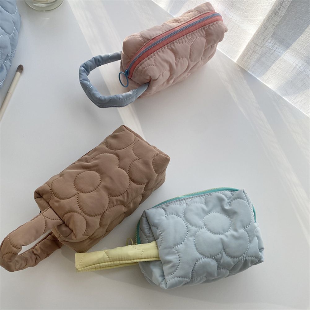 Cosmetic Bag Makeup Case Travel Toiletry Bag Tote Shoulder Purse Polyester 1 PC