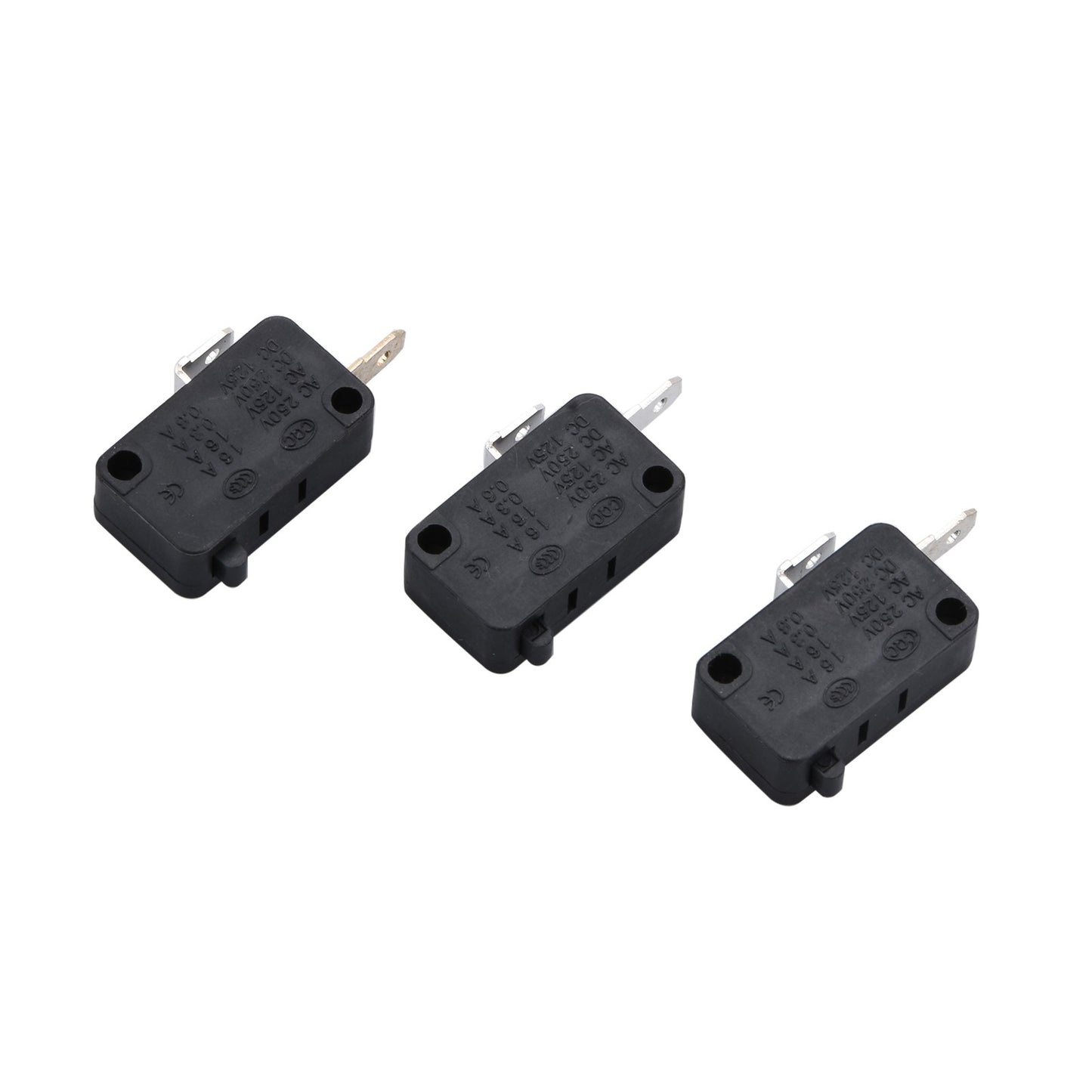 Microwave Oven Door Switch 16A 125V/250V 2 Normally Open + 1 Closed Repair Part