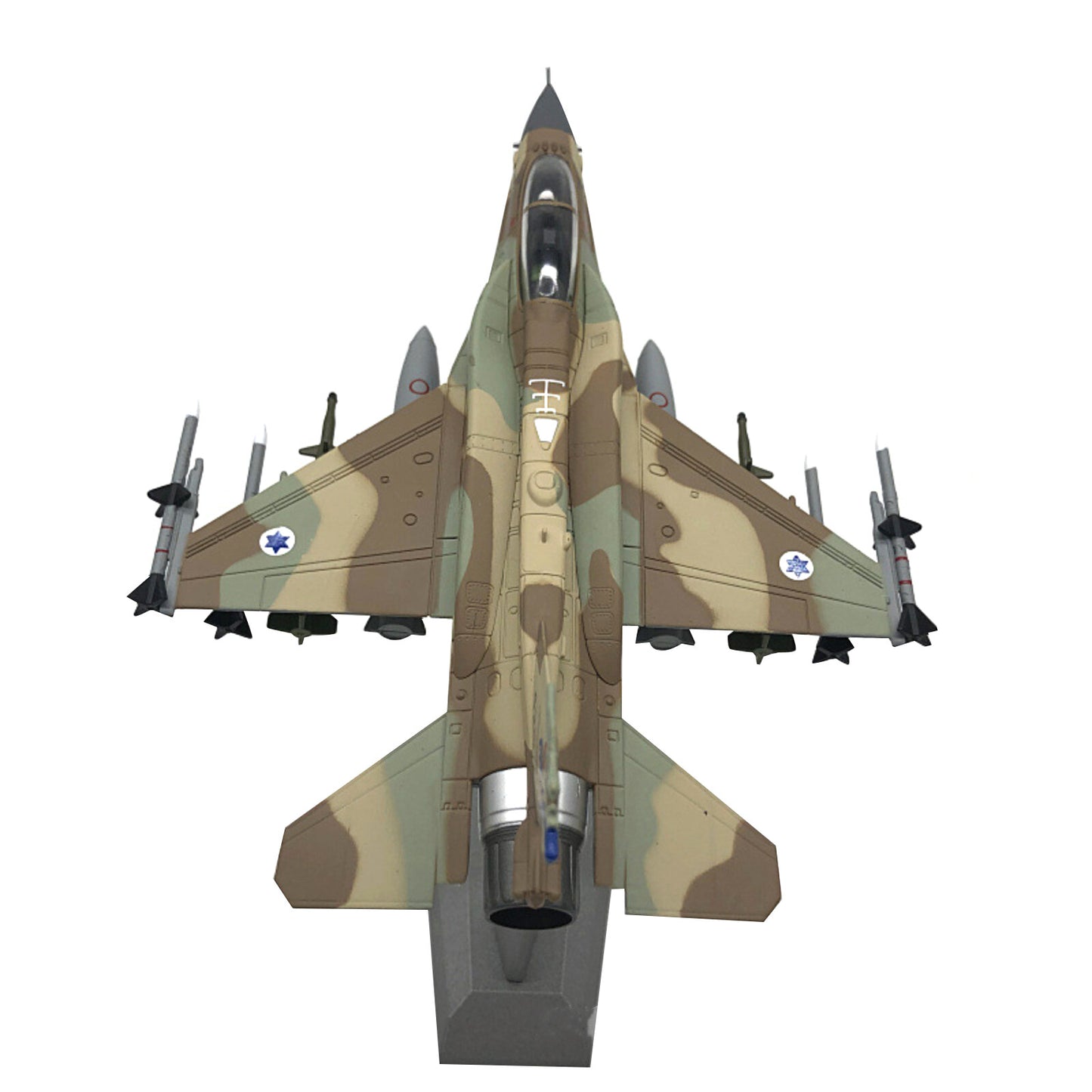 20.5cm Diecast 1/72 Israeli Air Force F-16I Fighter Aircraft Model Collection