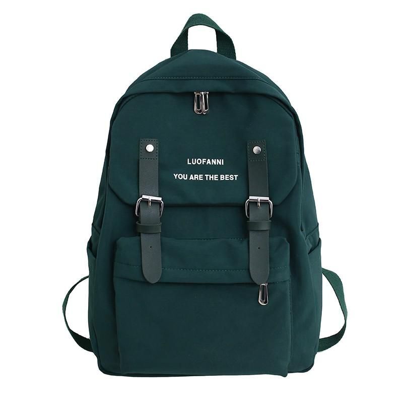 Backpack Student Waterproof Women Nylon Shoulder Bag Trend Large School Bags 1PC