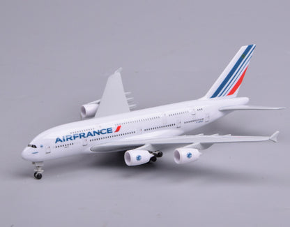 20CM AIR FRANCE AIRBUS A380 Passenger Aircraft Plane Diecast Airplane Model