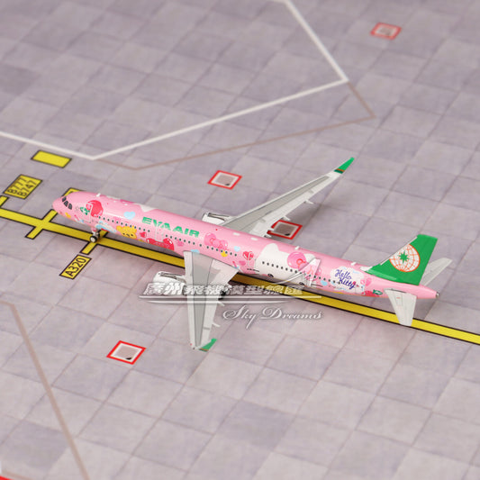 1:400 Phoenix EVA AIR AIRBUS A321 Passenger Airplane Diecast Aircraft Model