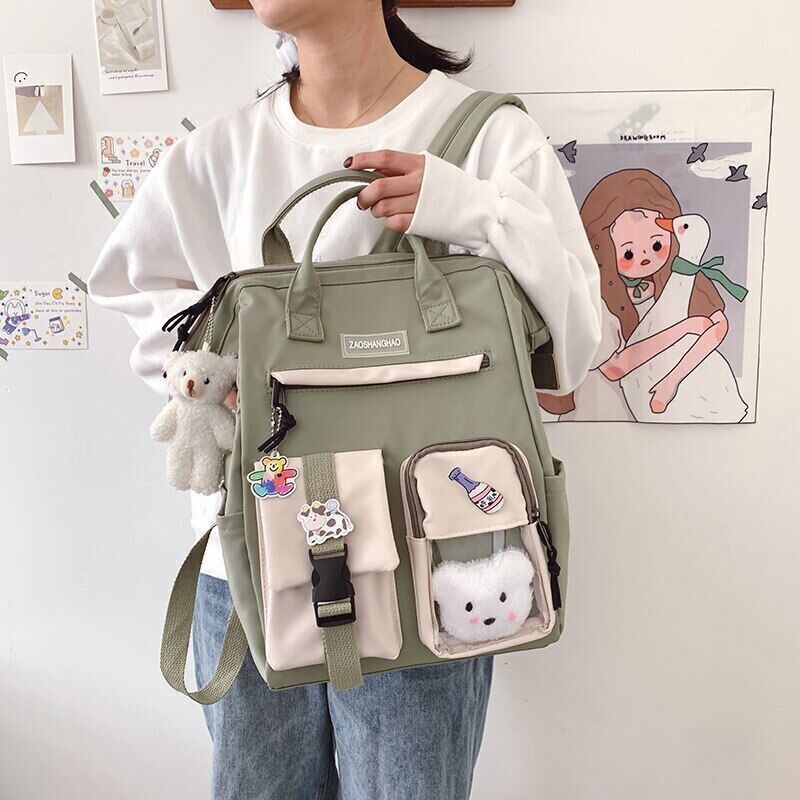 Schoolbag Girl Laptop Bag Travel Shoulders Bag For Women 2023