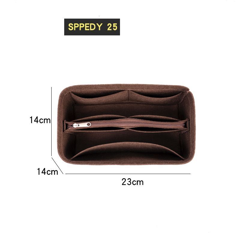 Felt Insert Bag Organizer Handbag Liner Pouch Cosmetics Makeup Bag 18*3*23CM 1PC
