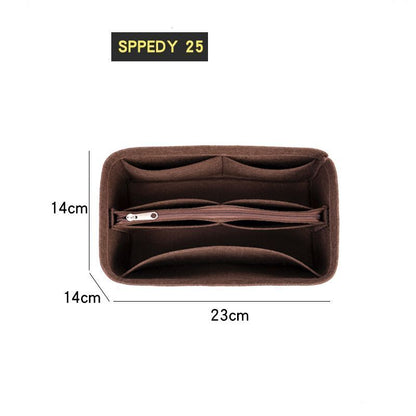 Felt Insert Bag Organizer Handbag Liner Pouch Cosmetics Makeup Bag 18*3*23CM 1PC