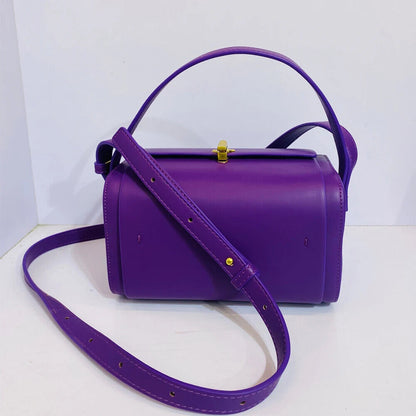 Bag Handbags Women Square Lock Decoration Shoulder Crossbody Bag Purse
