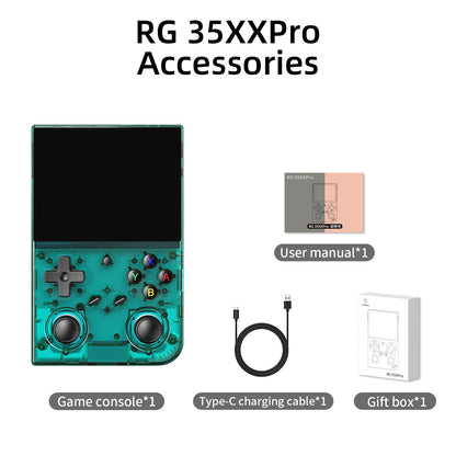 New Upgraded RG 35XXPRO Retro Handheld Game Console, Mini Video Game