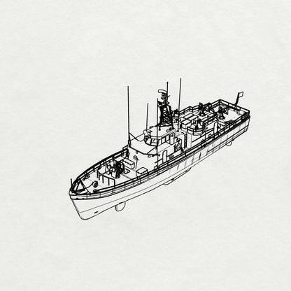 SSMODEL 1/350 Military Model USN PGM-59 Class Kim Qui (HQ 605) Full Hull