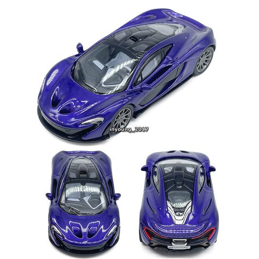 1/64 2013 Mclaren P1 Model Toy Car Diecast Toy Vehicle for Kids Adults Purple