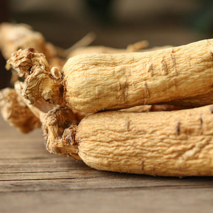 9 ounces naturally harvested 8-year-old white ginseng roots 250 grams of Chinese herbal medicine-