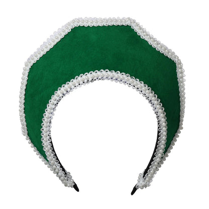Women Cosplay Headbands Medieval Crown Headpiece Royal French Mary Queen Costume