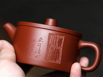Original Yixing Zisha Teapot Dahongpao Clay Tea Pot Marked Handmade Pot 150ml