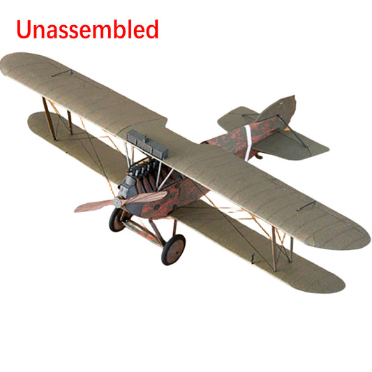 DIY 1/33 Phonix D II Fighter Paper Helicopter Model Military Plane Unassembled