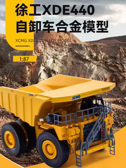 1:87 XCMG XDE440 DUMP TRUCK Vehicle Construction Machine Equipment Diecast Model