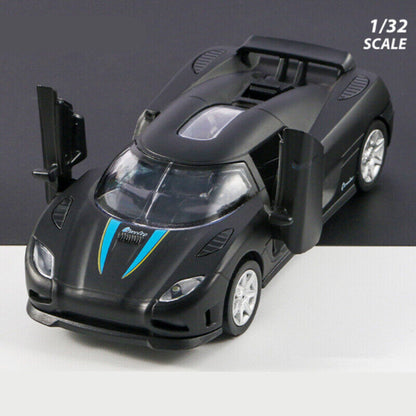1:32 Koenigsegg CCR Diecast Model Car Collection Toy Vehicle Sports Gift Kids