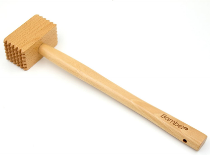 Wooden Meat Mallet Tenderizer Tool Chicken Poultry Pounder Steak Hammer Kitchen