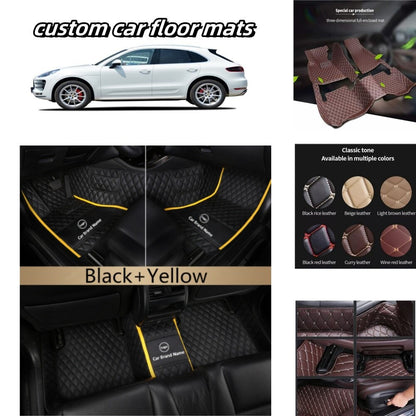 For Audi All Models Car Floor Mats Luxury Custom Carpets Waterproof Cargo Liners