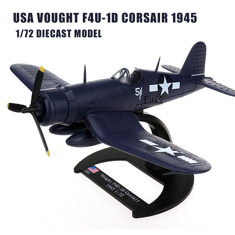 WWII USA Vought F4U-1D Corsair 1945 1/72 diecast plane model aircraft AVIONES