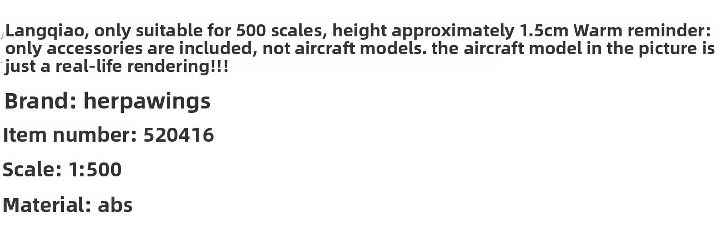 Herpa 1/500 Covered Bridge, Aircraft Model Airport Scene Accessories