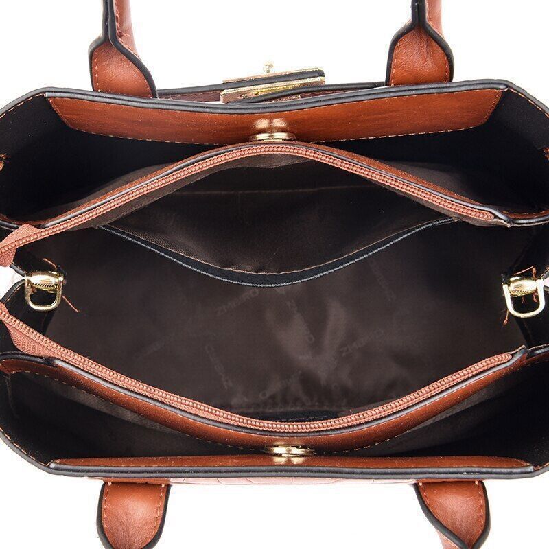 3-layer Women Single Shoulder Bag Leather Handbag Bag LWomen Handbags
