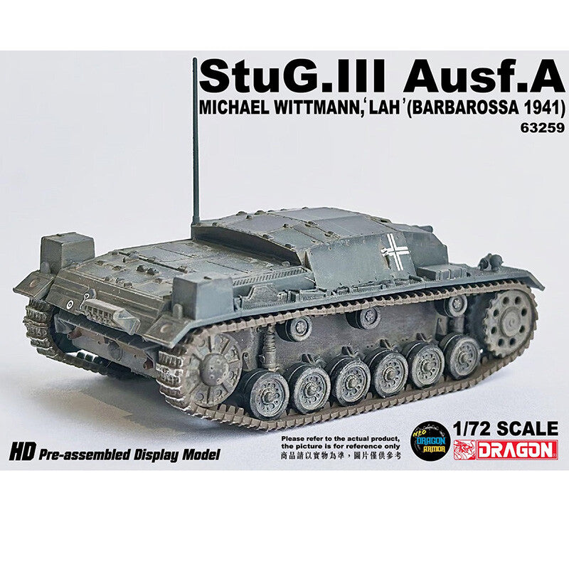 1/72 German Sturmgesch ü tz III A-type Tank Model Weitmann Barbarossa