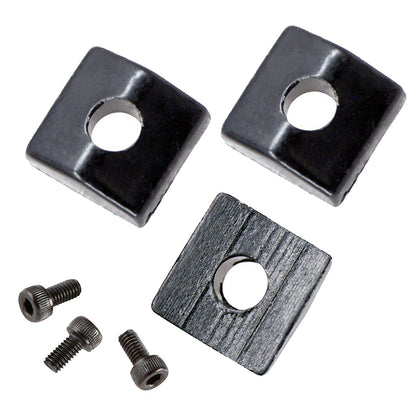 3 Pcs Black Nut Blocks Clamp and Screws Kits For Electric Guitar Tremolo bridge/