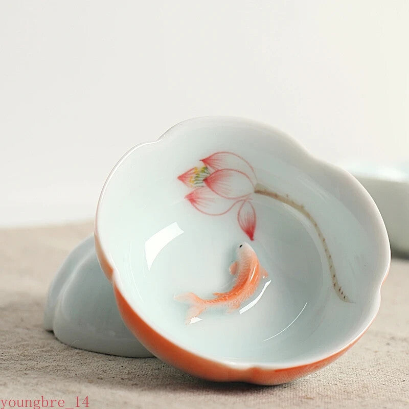 Hand-painted Ceramic Teacups Tea Sets Household Chinese Tea Sets