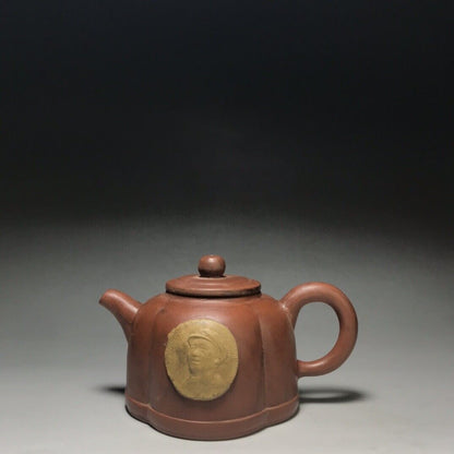 vintage chinese yixing purple clay teapot zisha ceremony teaware collection rare