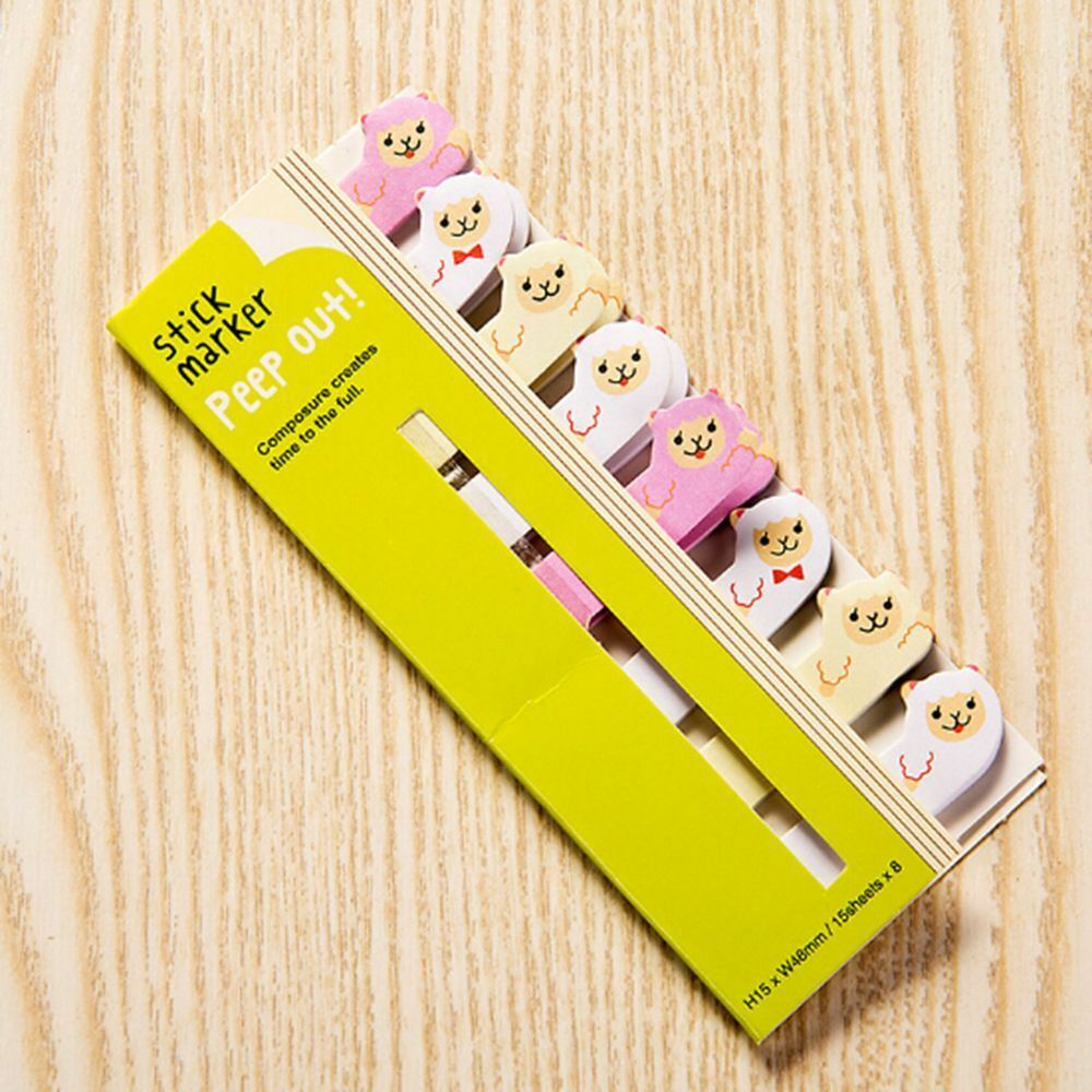 Sticky Notes 1PCS Cute Kawaii Cartoon Animals Cat Panda Dog Memo Pad Notebook