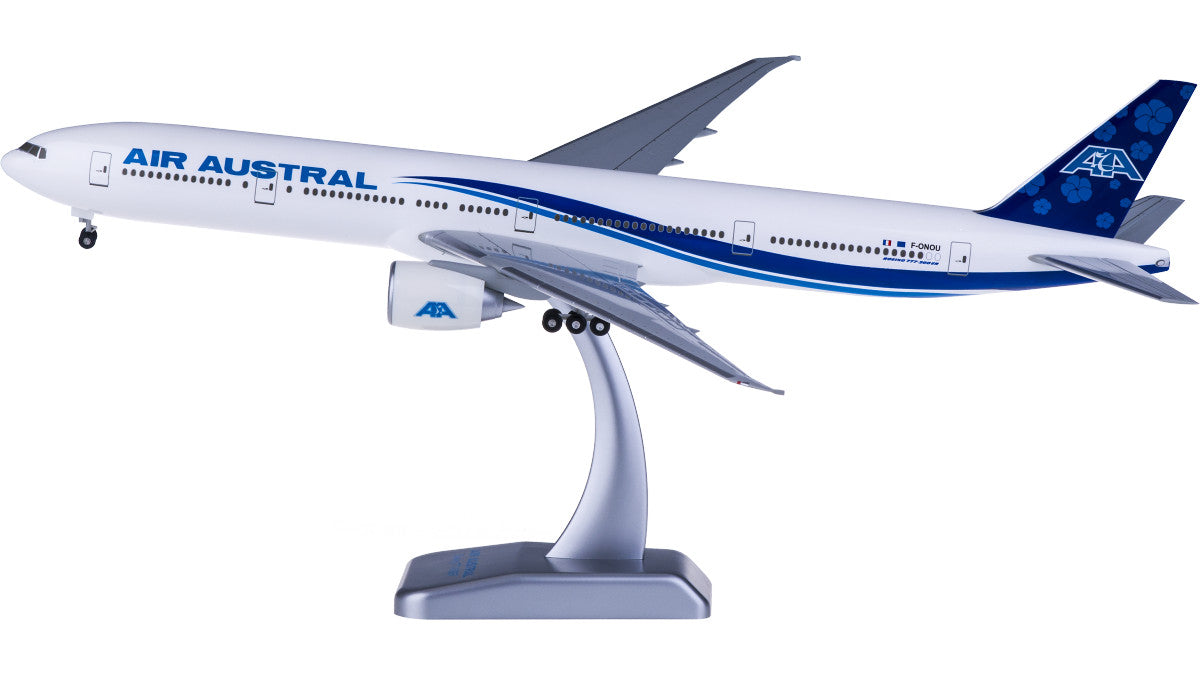 1:200 37CM Hogan AIR AUSTRAL BOEING 777-300ER Passenger Plane ABS Plastic Model