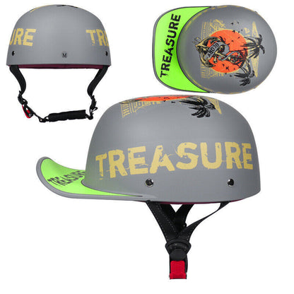 Motorcycle Helmet Baseball Cap Unisex Adults Motorcycle Half Helmet S/M/L/XL