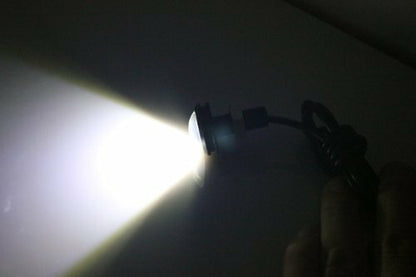 6 Pack White 3W LED Eagle Eye Bumper DRL/Fog Light Motorcycle Lights, Car, Moped