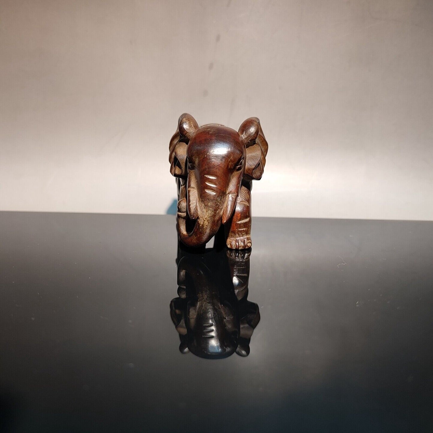 Home decoration elephant art sculpture decor living room wood carved wealt gifts