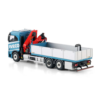1:50 WSI IVECO S-Way PK 24.001 SLD5 Truck-mounted Crane Truck Diecast Model
