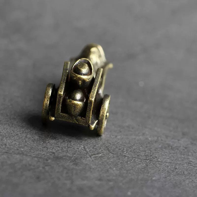 Retro Ornaments Bull Pull Ingot Cart Zodiac Folk Crafts Desktop Tea Pet Gifts