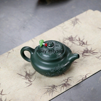 Handmade Tea Pot Marked Chinese Real Yixing Zisha Purple Clay Master Pot 180ml
