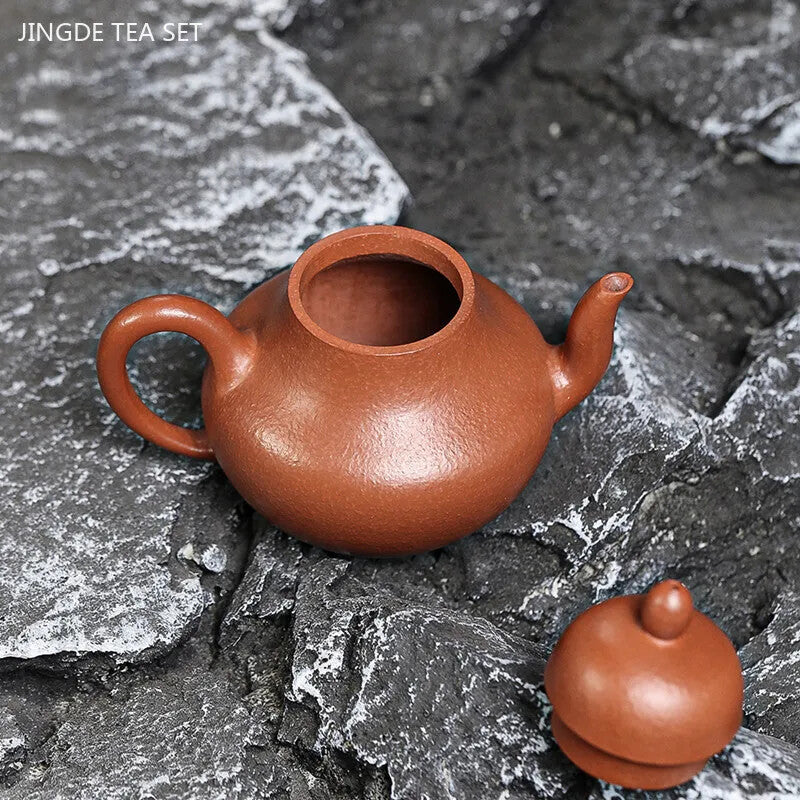 160ml Purple Clay Teapot Filter Teapot Tea Infuser Handmade Beauty Teaware set