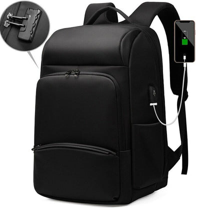 Large Capacity Backpack Men Business Bag Anti-theft 17 inch Laptop Work Travel