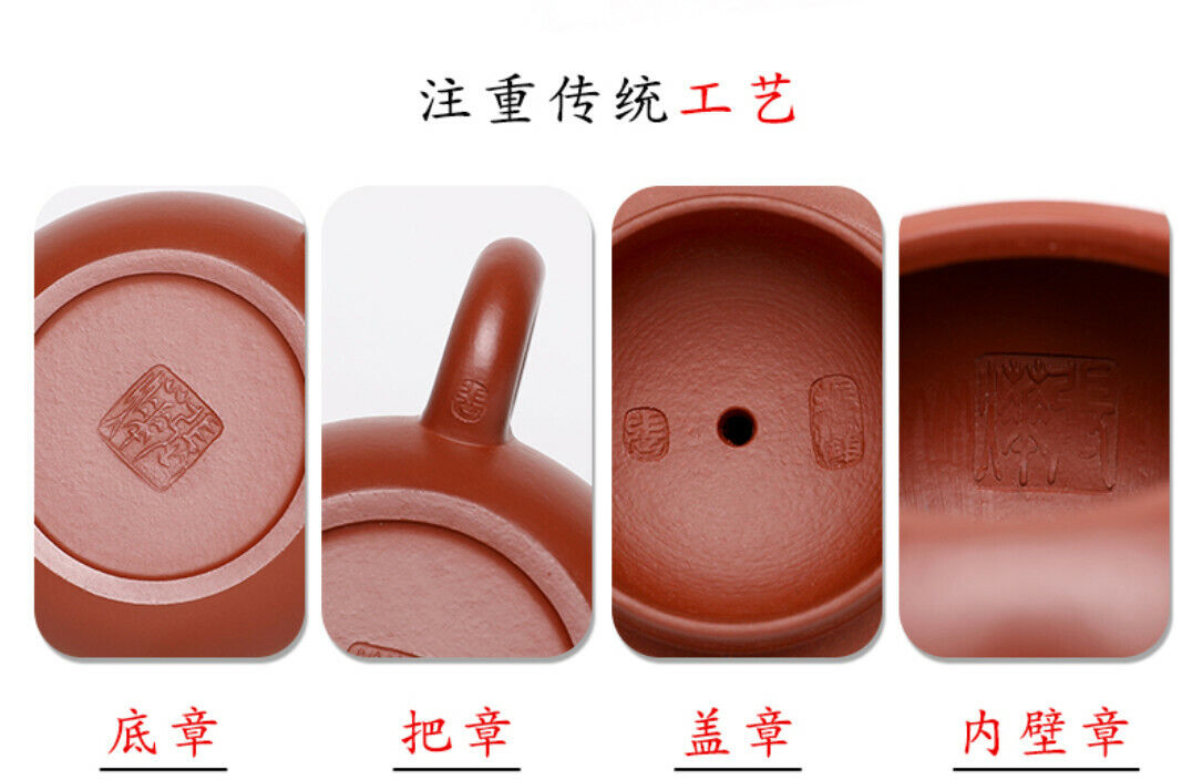 180cc Handmade Purple Sand Tea Pot in Yixing, China, Dahongbao Clay, Xishi Gongfu Tea Pot-