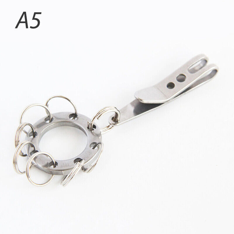Mini Pocket Clips Carabiner Bag Waist Belt Clip Key Buckles Holder Outdoor T-cx