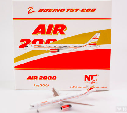 1:400 NG Model AIR 2000 BOEING 757-200 Passenger Airplane Diecast Aircraft Model