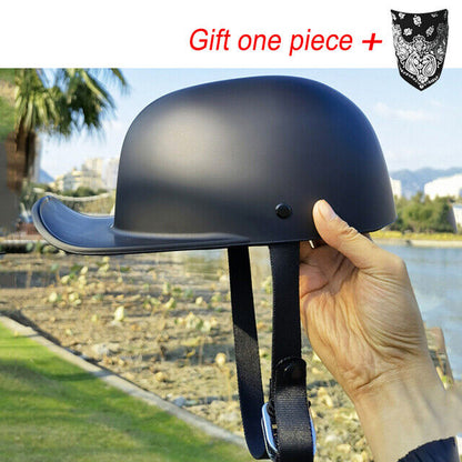 DOT Motorcycle Open Face Helmets Quick Release Summer Adults Baseball Cap Gift
