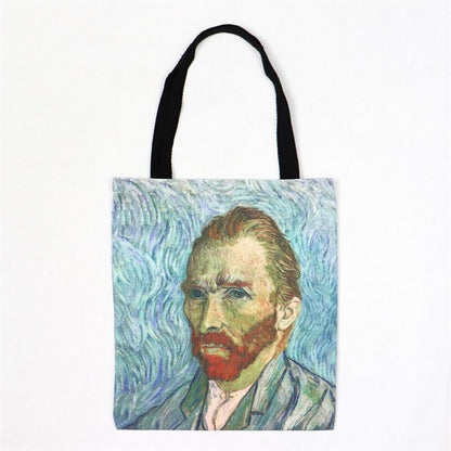 Harajuku Van Gogh Canvas Shoulder Bag Eco Shopping Bag Shopper Bag Tote Bag