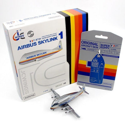 1:400 JC Wings AIRBUS SKYLINK 377SGT SUPER GUPPY TURBINE Airplane Diecast Model